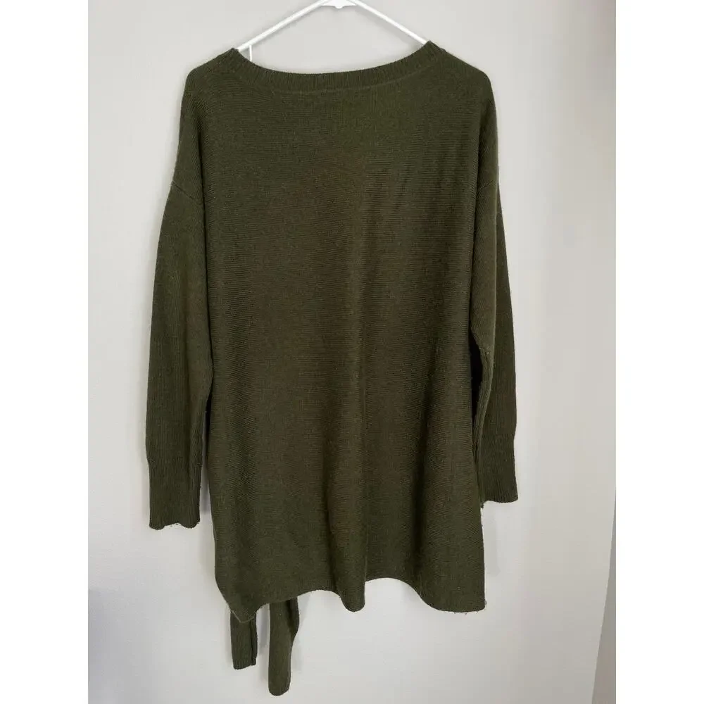 J. Crew Green Bow Wool Sweater (Size M)